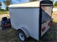 2006 ENCLOSED TRAILER/ NEW SPARE TIRE- TITLE