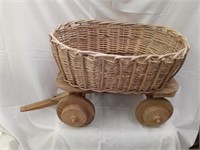 Basket Wagon. Basket is 19 1/4 inches long