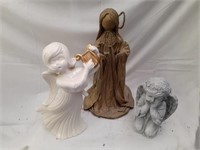 Lot of Angels.  Paper Mache is 14 1/2 inches tall