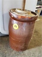 OLD BROWN BUTTER CHURN