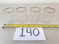 4 Los Angeles Brewing Co. Glasses