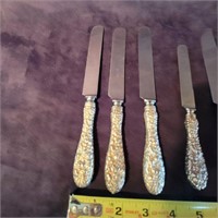 Sterling Silver Stieff Rose Table Knives