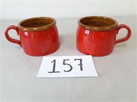2 Baldelli Soup Mugs - Made in Italy