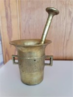 Solid Brass Mortar and Pestle