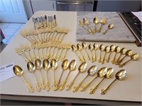 Wallace Gold Plated Flatware