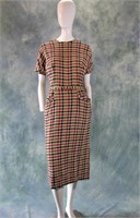 Vintage 1950s Cotton Day Dress