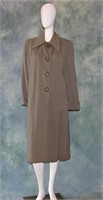 Vintage Tailored 1950s Long Coat