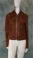 Vintage Men's Brown Leather Jacket