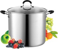 Stainless Steel Saucepot with Lid Quart Stockpot