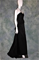 Ladies 1940s Strapless Evening Gown