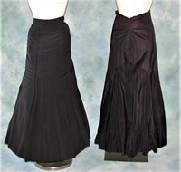 Beautifully Tailored Black Edwardian Skirts