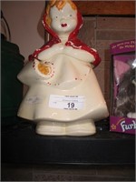 LITTLE RED RIDING HOOD COOKIE JAR