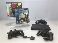 Ps2 slim w controllers and games. Tested working,