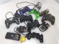 Assorted Video Game Controllers.