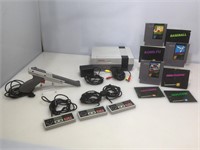 Original NES w controllers, games. Tested working