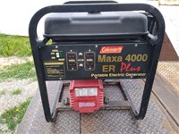Coleman Maxa 4000 ER Plus Generator--Runs Good
