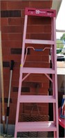 pink 6 ft step ladder