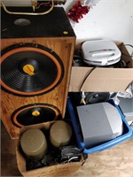 large lot of speakers untested