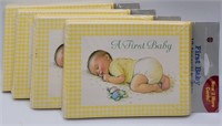 Lot of 4 First Baby Announcement Cards