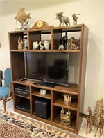 Wood Entertainment Center (No Contents)