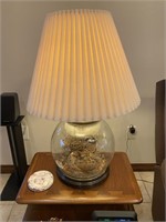Vintage Quail Lamp and Decorative Quail Nest
