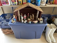 Nativity Set (Includes Storage Tub)