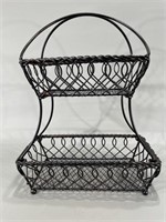 Metal Basket / Caddy -Fruit, Towels, etc