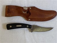 Old TImer by Schrade Knife and Sheath