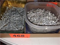 FLAT OF GALVANIZED NAILS