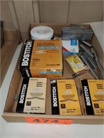 FLAT OF ASSORTED STAPLES- BOSTITCH & OTHERS