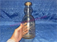 Old 1qt Spriggs glass milk bottle #1