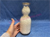 Old 1qt Spriggs glass milk bottle #4
