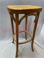 Vintage bentwood stool 29in tall