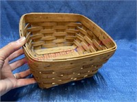 1988 Longaberger square basket