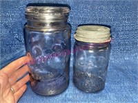 (2) Old caning jars (purple color)
