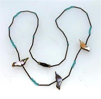 Turquoise Mother of Pearl Necklace