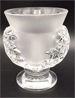 Lalique Crystal St. Cloud Pedestal Bowl