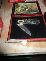 COMMEMORATIVE ONE BLADE TRAIN KNIFE