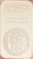 1 Troy Ounce Silver Bar