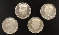 (4) PROOF Kennedy Half Dollar Coins