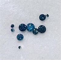 0.25 cts Assorted Blue Diamonds