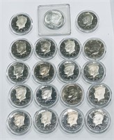 19 Kennedy Half Dollar Coins Uncirculated
