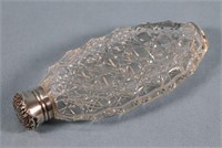 American Brilliant Cut Glass Flask