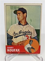 1963 Topps Baseball - Sandy Koufax # 210