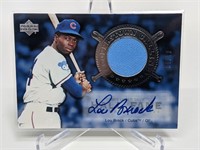 1/10 2005 UD Lou Brock Relic/Auto