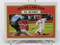 2021 Heritage Dylan Carlson In Action RC Card #296