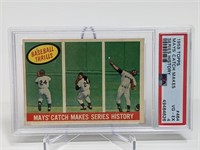1959 Topps Mays Catch Makes History #464 PSA 4