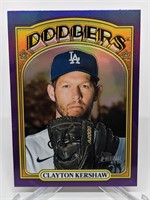 2021 Heritage Clayton Kershaw Purple Refractor #37