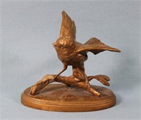 Late 19th C. Spelter Figure of Bird
