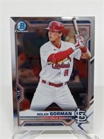 2021 Bowman Chrome Nolan Gorman Chrome Prospect
